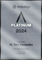インビザライン2024 PLATINUM Status