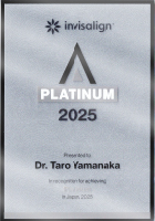 インビザライン2024 PLATINUM Status